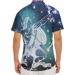 Constellation Of Sagittarius Print Men's Deep V-Neck Shirt