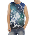 Constellation Of Sagittarius Print Men's Fitness Tank Top