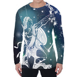 Constellation Of Sagittarius Print Men's Long Sleeve T-Shirt