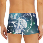 Constellation Of Sagittarius Print Men's Short Boxer Briefs