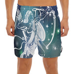 Constellation Of Sagittarius Print Men's Split Running Shorts