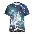 Constellation Of Sagittarius Print Men's Athletic T-Shirt