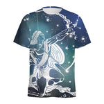 Constellation Of Sagittarius Print Men's Sports T-Shirt