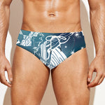 Constellation Of Sagittarius Print Men's Swim Briefs