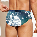 Constellation Of Sagittarius Print Men's Swim Briefs