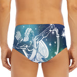 Constellation Of Sagittarius Print Men's Triangle Swim Briefs