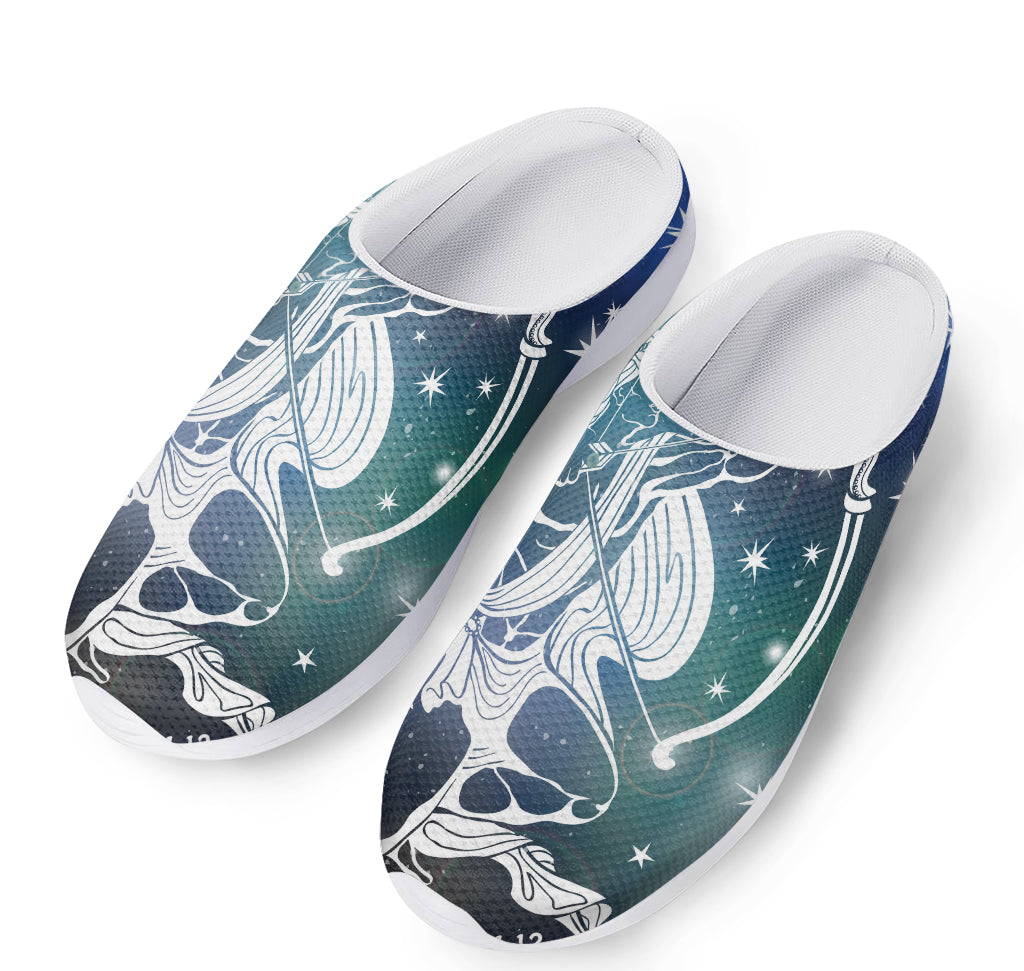 Constellation Of Sagittarius Print Mesh Casual Shoes