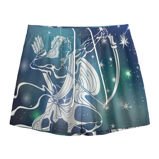 Constellation Of Sagittarius Print Mesh Shorts