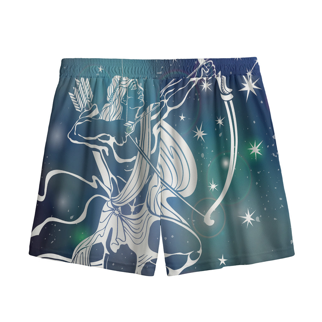 Constellation Of Sagittarius Print Mesh Shorts