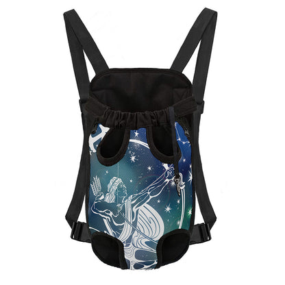 Constellation Of Sagittarius Print Pet Carrier Backpack