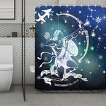 Constellation Of Sagittarius Print Polyester Shower Curtain