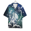 Constellation Of Sagittarius Print Rayon Hawaiian Shirt