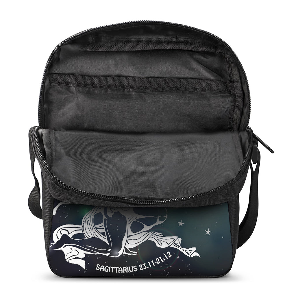 Constellation Of Sagittarius Print Rectangular Crossbody Bag