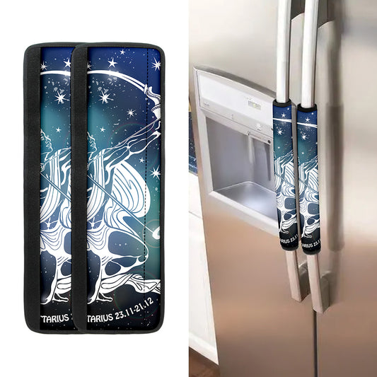 Constellation Of Sagittarius Print Refrigerator Handle Covers