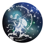Constellation Of Sagittarius Print Round Blanket