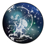 Constellation Of Sagittarius Print Round Floor Mat