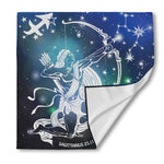 Constellation Of Sagittarius Print Silk Bandana