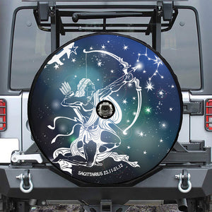 Constellation Of Sagittarius Print Tire Cover With Camera Hole