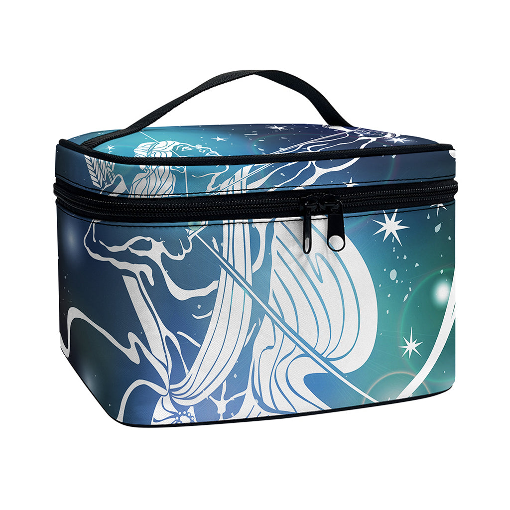 Constellation Of Sagittarius Print Travel Makeup Bag