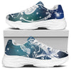 Constellation Of Sagittarius Print White Chunky Shoes