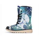 Constellation Of Sagittarius Print Winter Boots