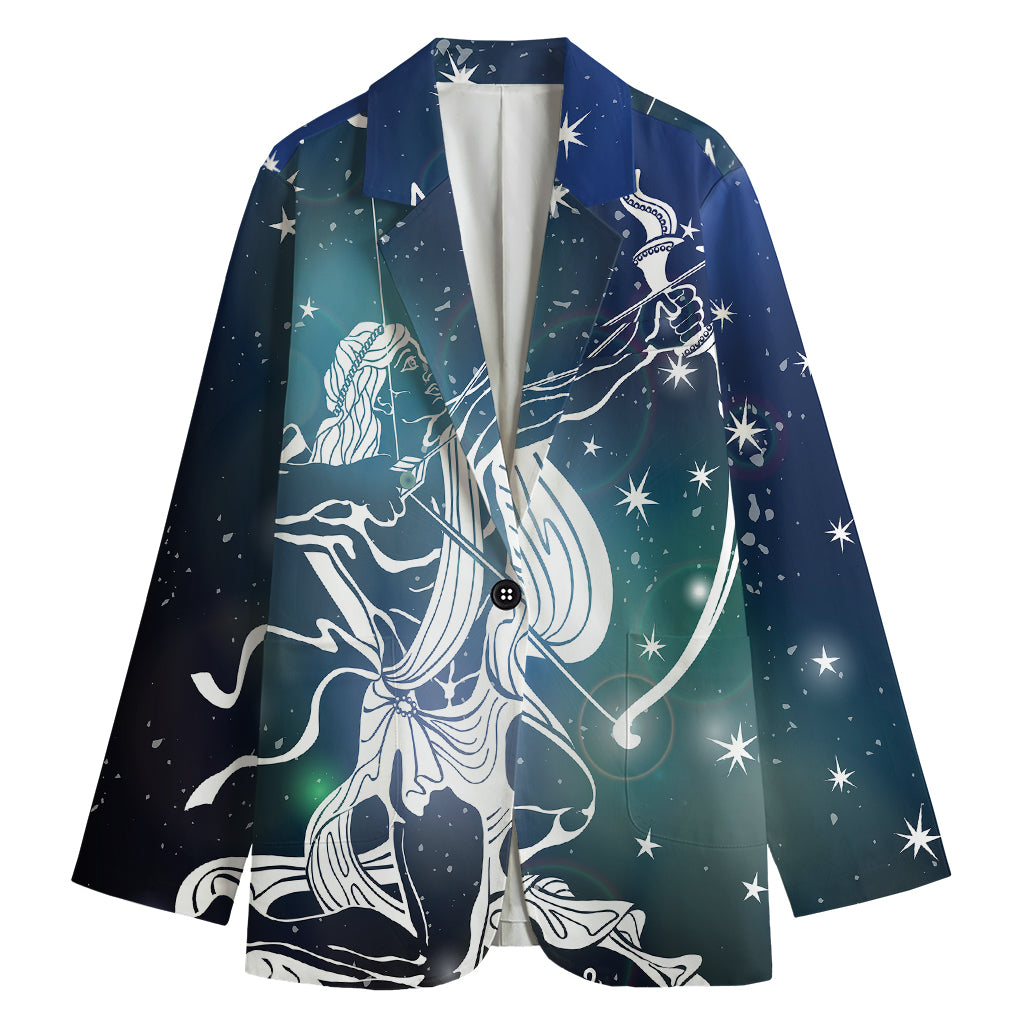 Constellation Of Sagittarius Print Women's Blazer