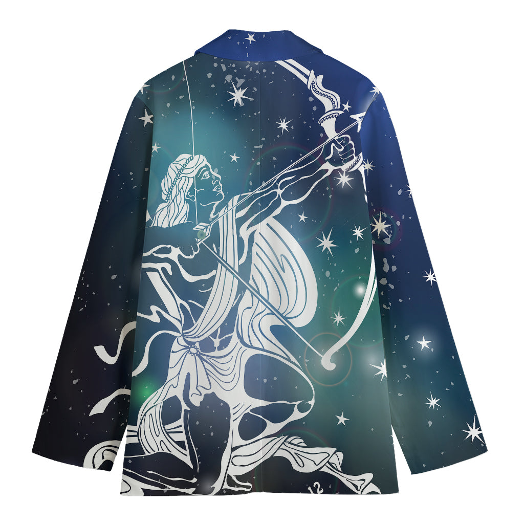 Constellation Of Sagittarius Print Women's Blazer