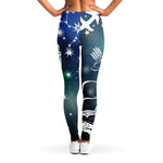 Constellation Of Sagittarius Print Women's Leggings