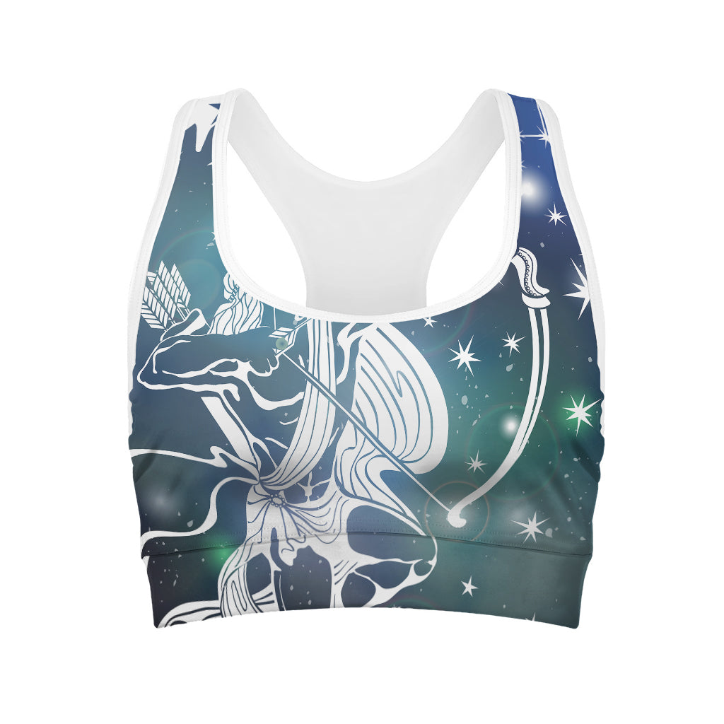 Constellation Of Sagittarius Print Women's Sports Bra