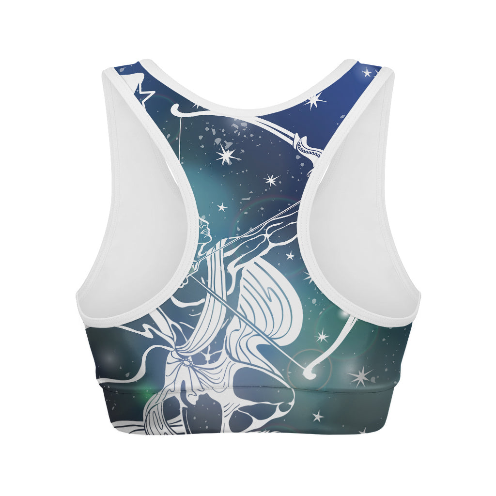 Constellation Of Sagittarius Print Women's Sports Bra