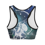 Constellation Of Sagittarius Print Women's Sports Bra