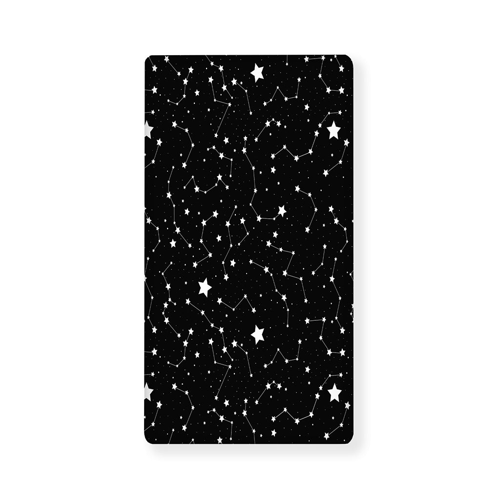 Constellation Sky Map Pattern Print Baby Crib Sheet