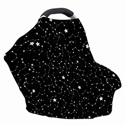 Constellation Sky Map Pattern Print Baby Seat Cover