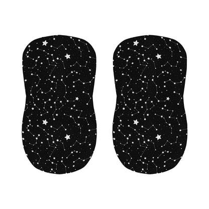 Constellation Sky Map Pattern Print Bar Stool Covers