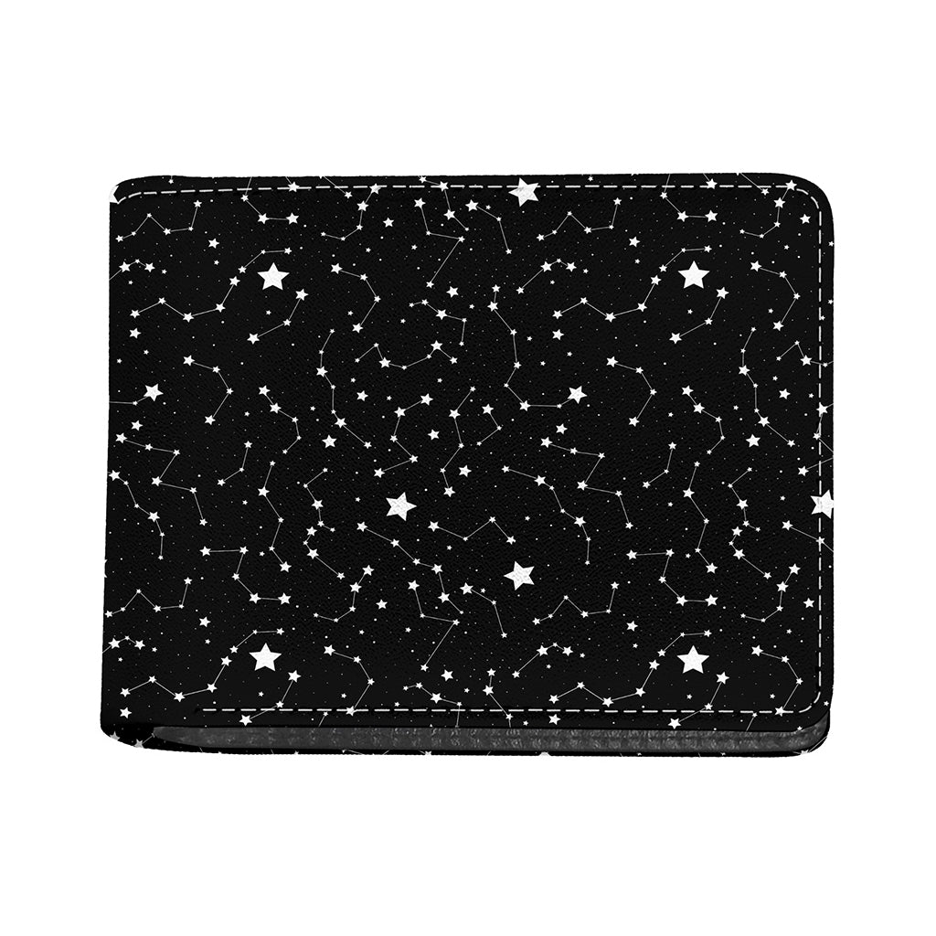 Constellation Sky Map Pattern Print Bifold Wallet