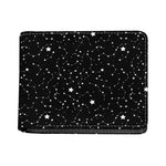 Constellation Sky Map Pattern Print Bifold Wallet