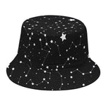 Constellation Sky Map Pattern Print Bucket Hat