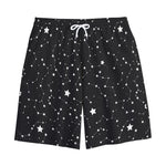 Constellation Sky Map Pattern Print Cotton Shorts