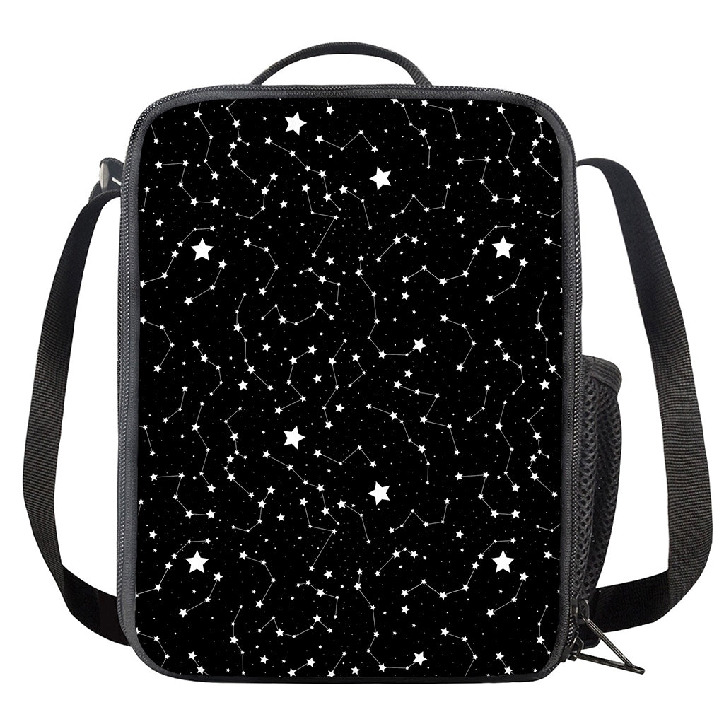 Constellation Sky Map Pattern Print Crossbody Lunch Bag