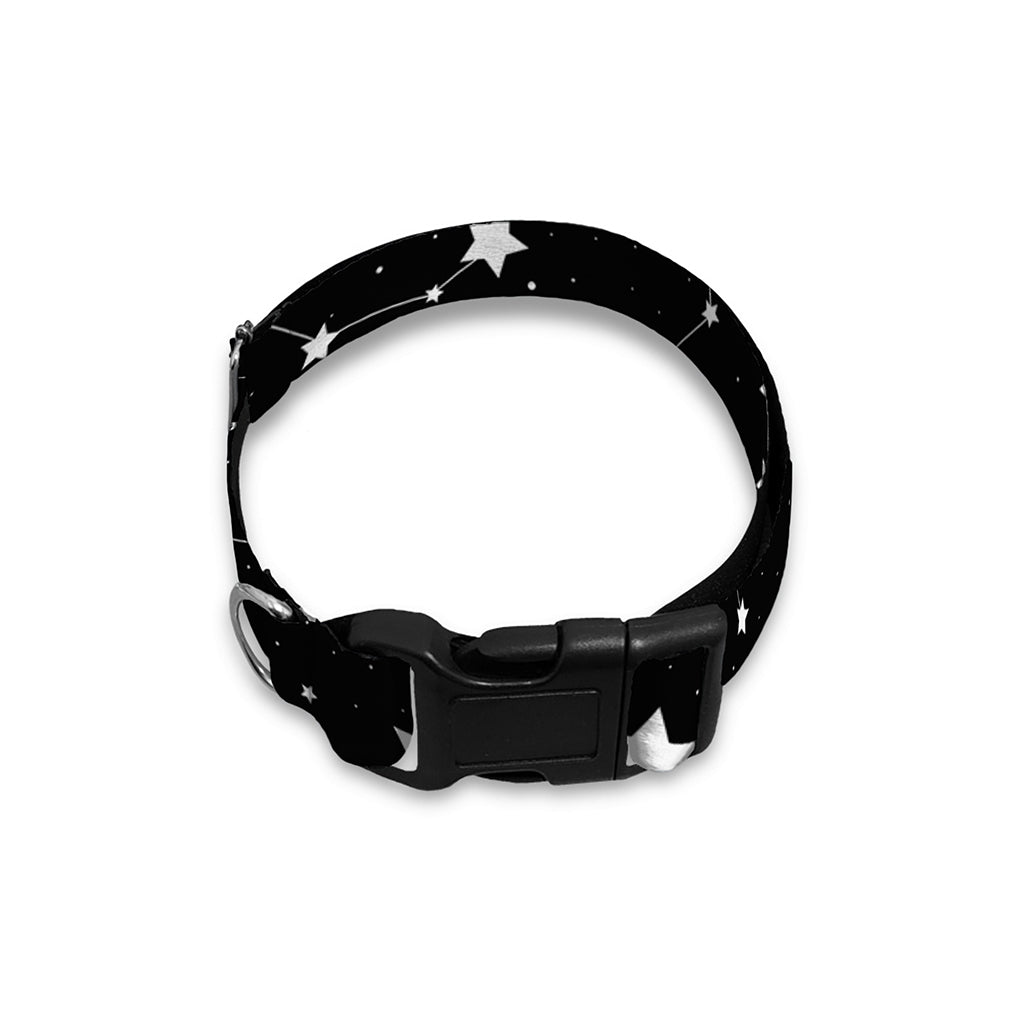Constellation Sky Map Pattern Print Dog Collar