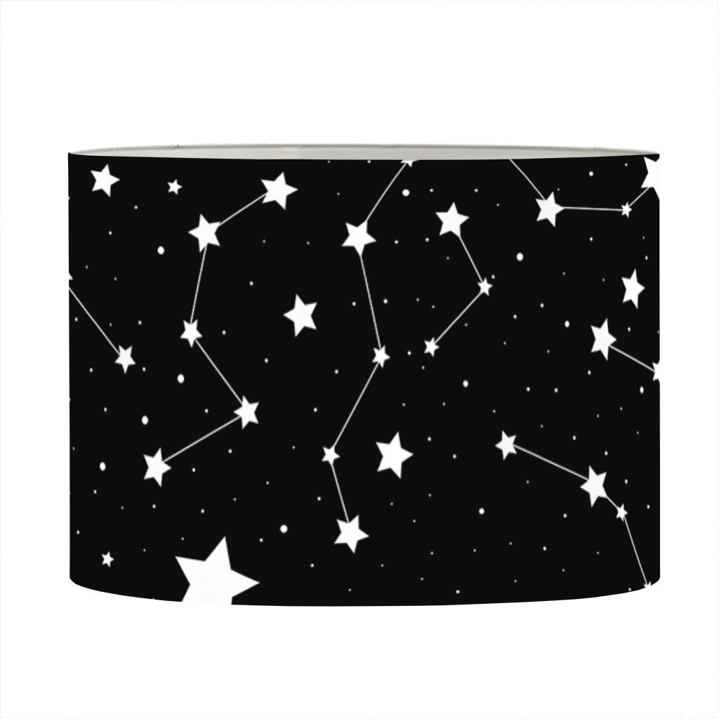 Constellation Sky Map Pattern Print Drum Lamp Shade