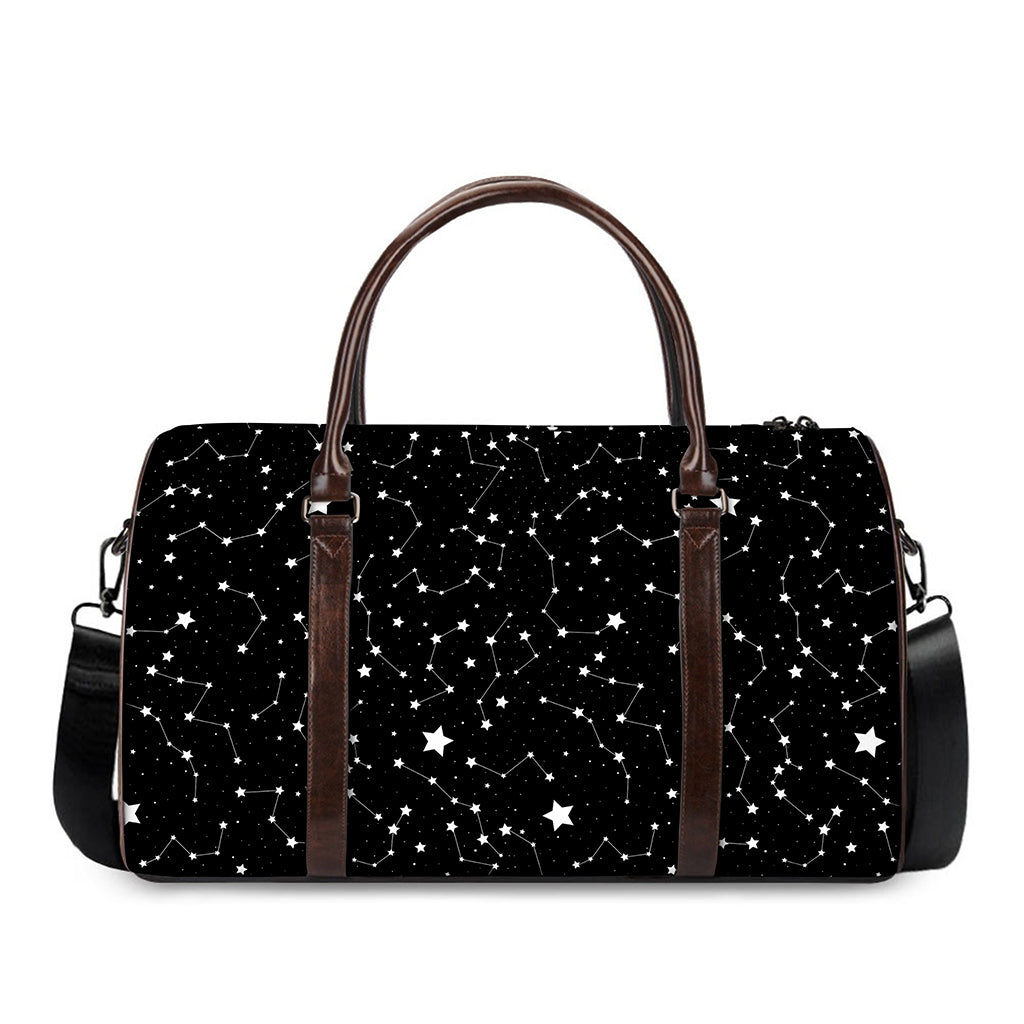 Constellation Sky Map Pattern Print Duffle Bag