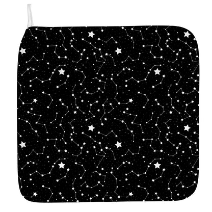 Constellation Sky Map Pattern Print Hand Towel