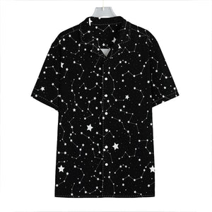 Constellation Sky Map Pattern Print Hawaiian Shirt