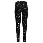 Constellation Sky Map Pattern Print High-Waisted Pocket Leggings