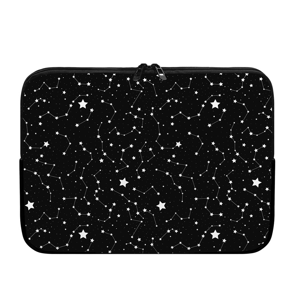 Constellation Sky Map Pattern Print Laptop Sleeve