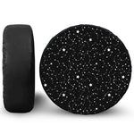 Constellation Sky Map Pattern Print Leather Spare Tire Cover