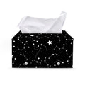 Constellation Sky Map Pattern Print Leather Tissue Box Cover