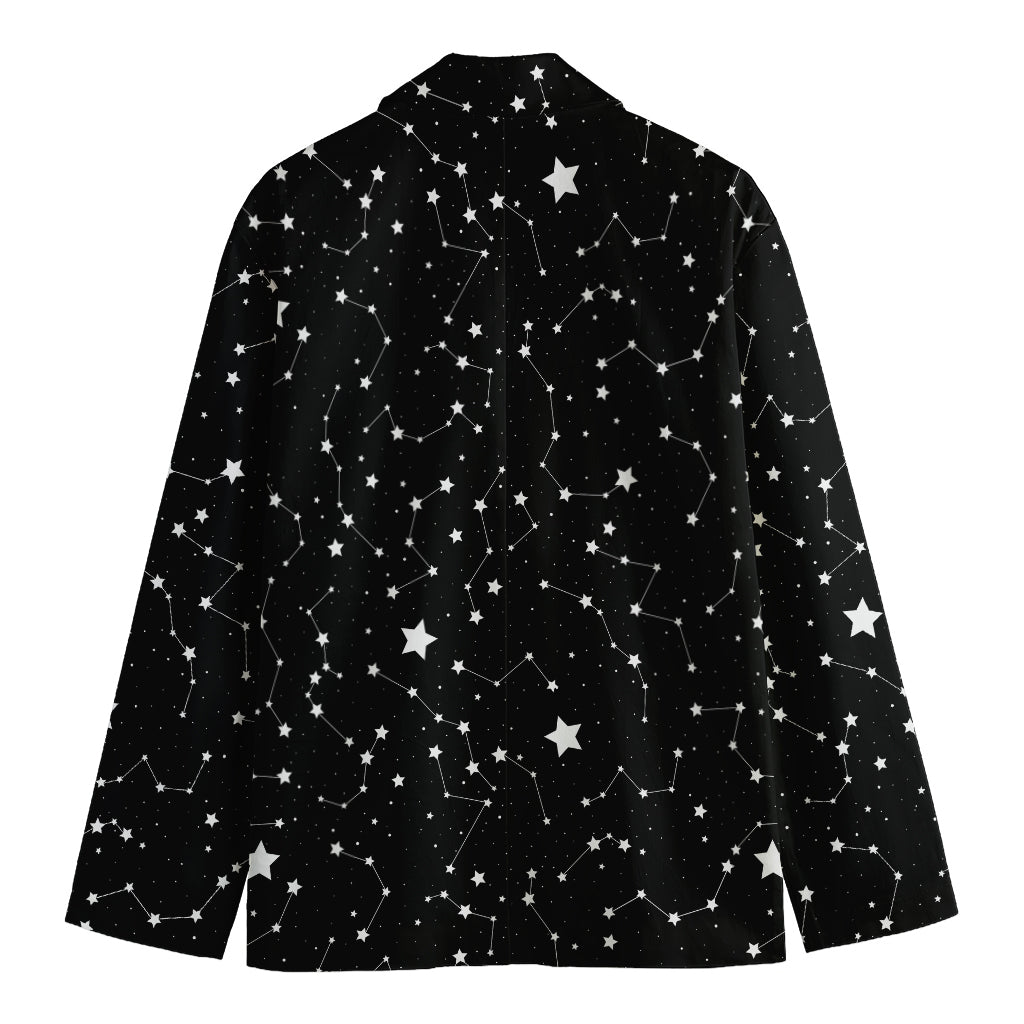 Constellation Sky Map Pattern Print Men's Blazer