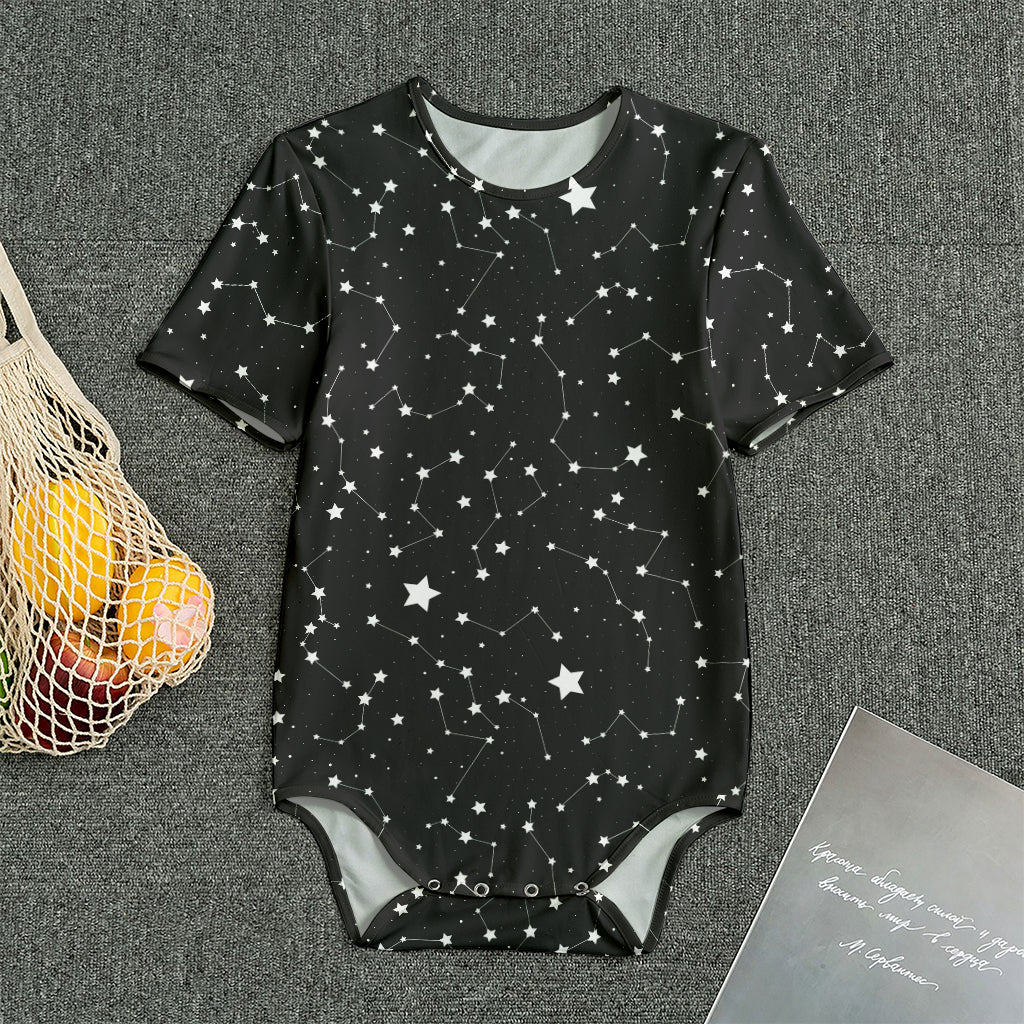Constellation Sky Map Pattern Print Men's Bodysuit